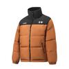 Li Ning Sports Lifestyle Series Casual Fashion Simple Versatile Color Block Warm Stand Collar Zipper Short Down Jacket Unisex Outerwear AYMV431-13