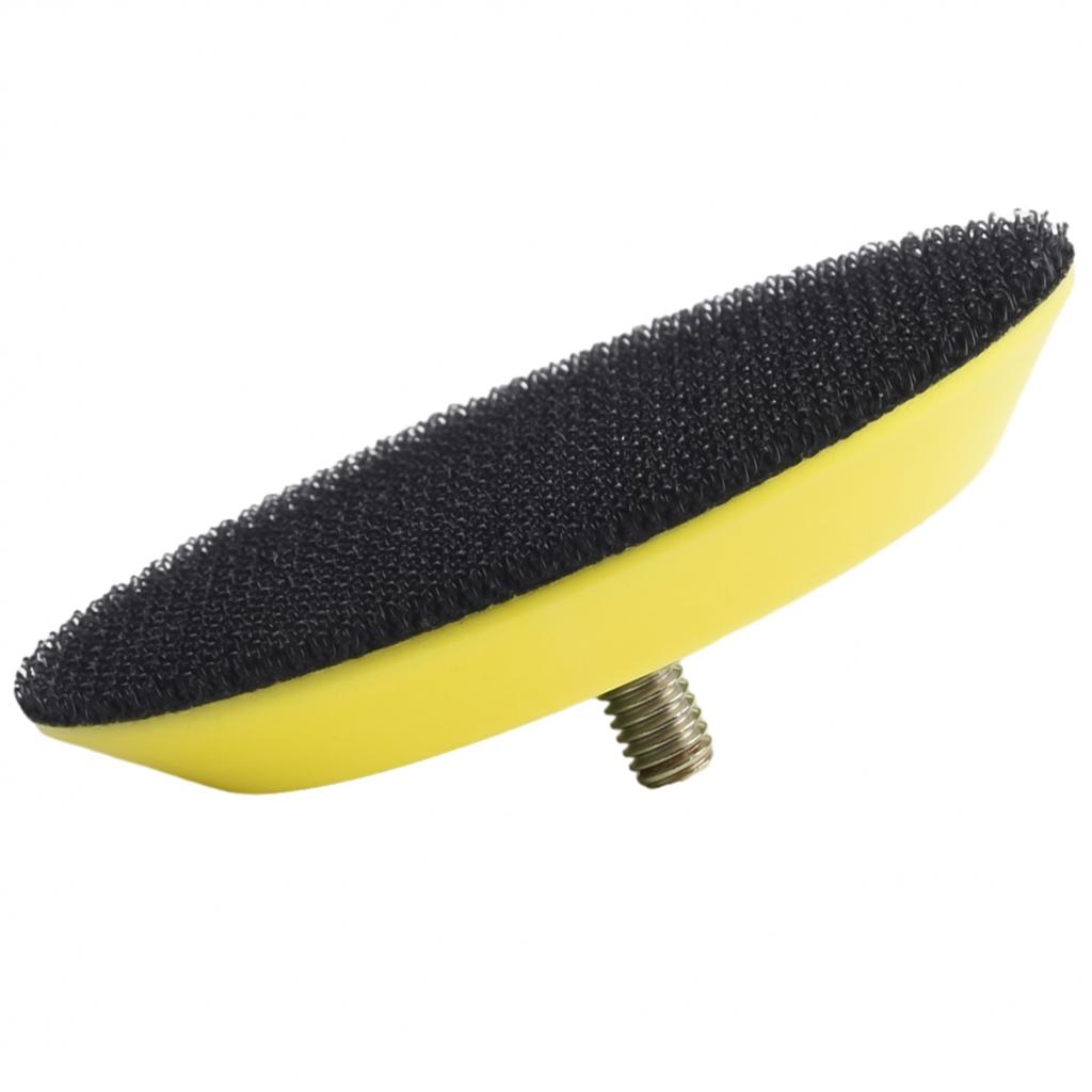 5pcs 3\ 75mm  Sanding Polishing Backing Pad M6 Thread For Air Sander New