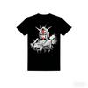 2026 Summer New Gundam Exquisite Pattern Warrior Loose Short Sleeve Tshirt  Pure Cotton Round Neck TopTrendy Comfortable Shirt
