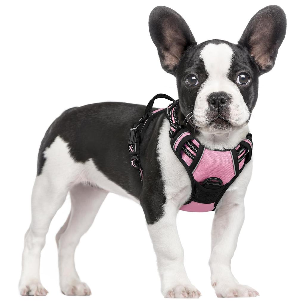 Dog harness, anti-pull, pet harness,  outdoor pet vest with 3M reflective strips, Oxford cloth material, suitable for small, medium and large dogs,