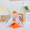 Duck Plush Toys Fluffy Doll Keychain Cute Animal Swan Goose Soft Dolls Stuffed