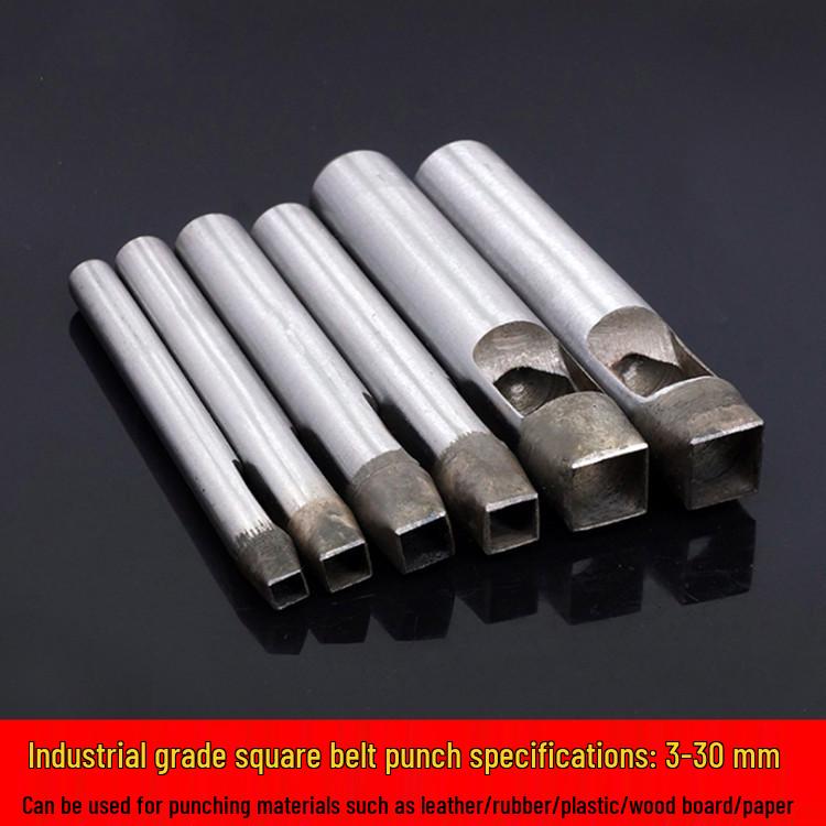 DIY Square Leather Punch Tool for Carving