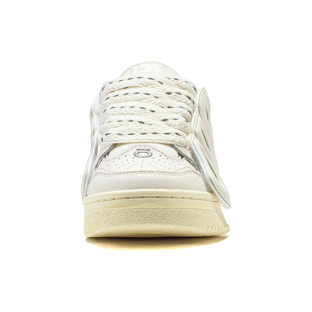 Li Ning Bad5 Odr Collaboration Lightweight Thick Sole Shock Absorption Non-Slip Low Top Basketball Shoes Men sneaker Off-White ABCT063-1