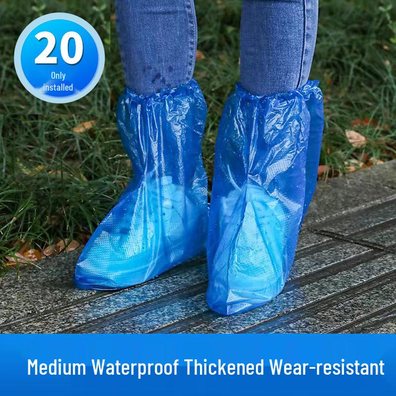Waterproof Non-Slip Transparent Disposable Rain Boot Covers