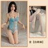 Sexy Underwear Lace Hollow Pajamas Suspender Waist Onesie Embroidery Set Female Sexy Lace