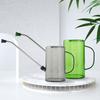 2L Clear Watering Can with Scale and Stainless Steel Long Nozzle for Indoor and Outdoor Plant Watering Health Growth