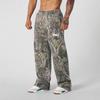 Men's Camouflage Wide-Leg Athletic Pants: Trendy Printed, Loose-Fit Casual and Running Style