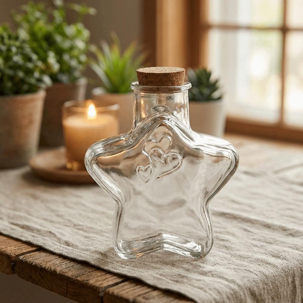 DIY Five Pointed Star Bottle Gift Box Lucky Star Paper Folding Strips  Friends Students Teachers