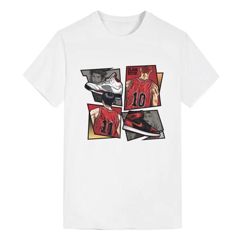 Dunk Master Cotton T-shirt Joint Name Around Short-sleeved Sakuragi Hanamichi Ryukawa Loose Basketball Shirt Ball Clothes