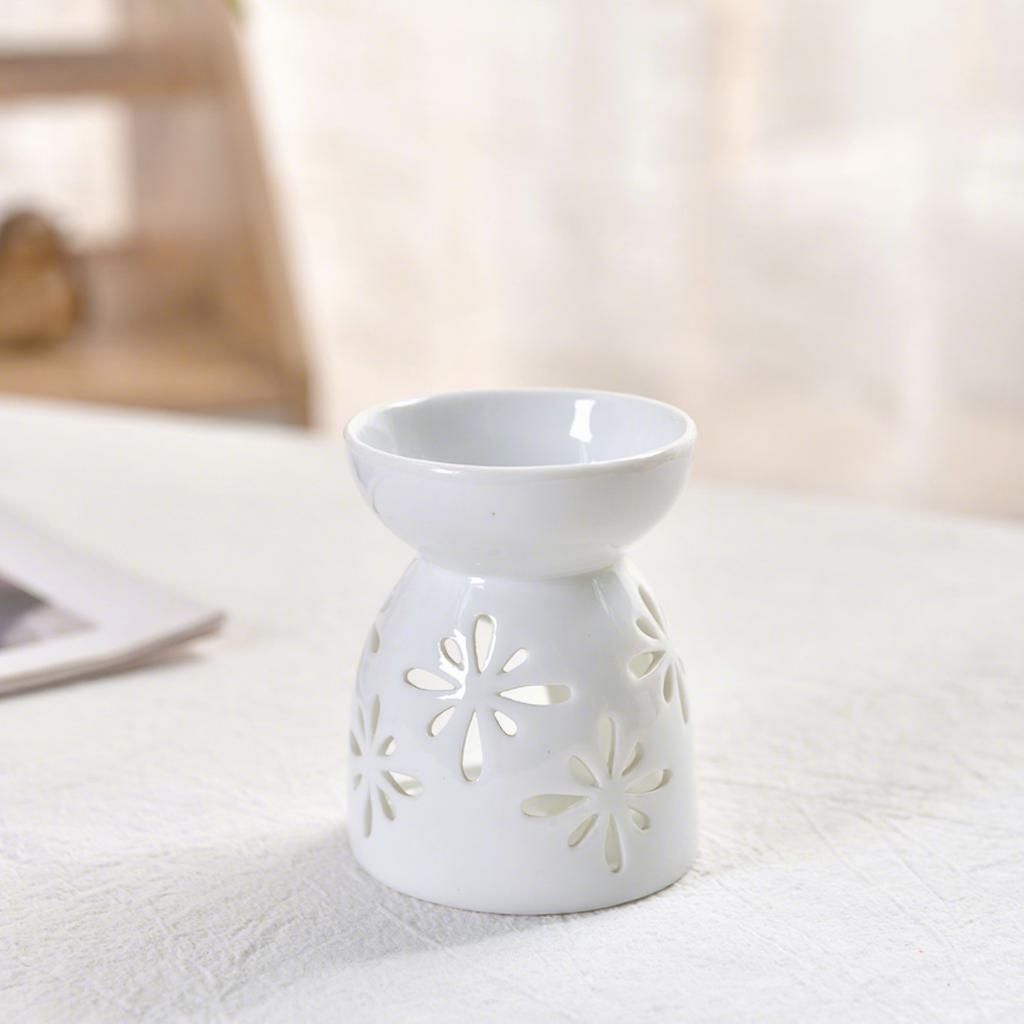 Home Aroma Essential Warmer Aromatic Incense & Candle Holder for Perfume Wax Melt Burners Tealight Holder Ceramic Oil Burner