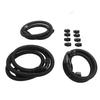 Transmission Cooler Lines Black Anodized Hose Fitting Kit Replacement for Chevy 6.6L for Duramax LLY LBZ LMM 2006‑2010