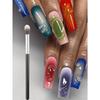 1 Stück Farbverlauf Ombre UV-Gel Nagellackpinsel Malstift Zeichenpinsel Professionelle Nagellack-Designpinsel Acryl-Maniküre-Zubehör Flachkopf-Nagelpinsel