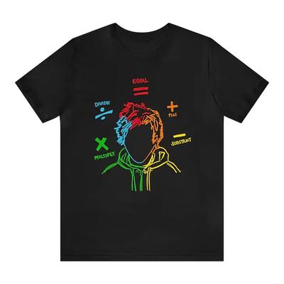 Ed Sheeran  Tour Graphic 100Cotton Shirt Unisex Y2k Hiphop Graphic 2026 Summer Mens Oneck Short Sleeve Tshirt Fan Gift