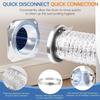 Quick Connection Magnetic Dryer Vents Kit Flexible Magnetic Vent Kit  Ventilation Duct