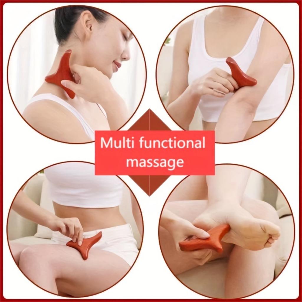 Holz Triggerpunkt Massagegeräte & Akupunkturpunkt Stift Set Holztherapie Massage für den ganzen Körper Gua Sha Lymphdrainage Werkzeuge