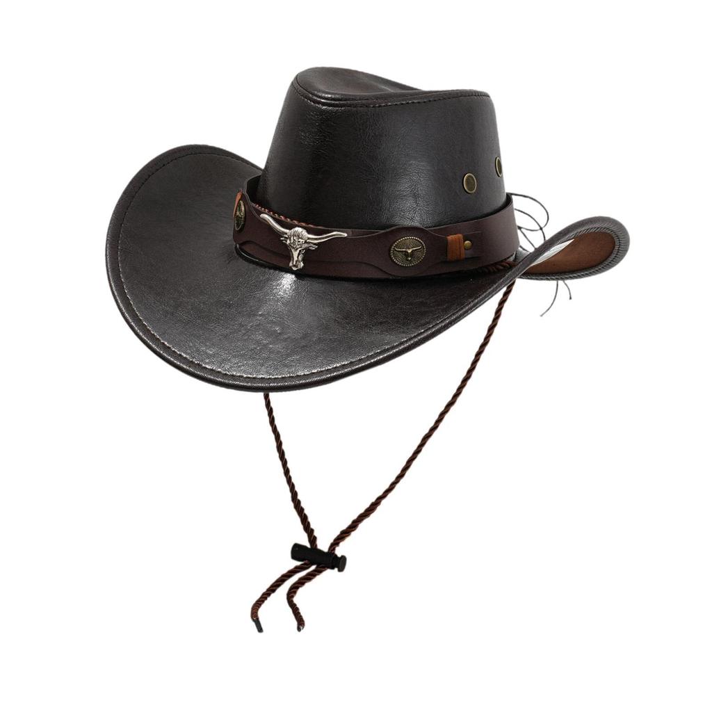 Western Cowboy Hat Costume Hat for Adults Photo Props Jazz Hat for Travel Beach Stage Performance Party Favor Music Festival