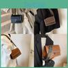 Chic Urban Minimalist Pu Leather Small Square Crossbody Bag For Everyday Use