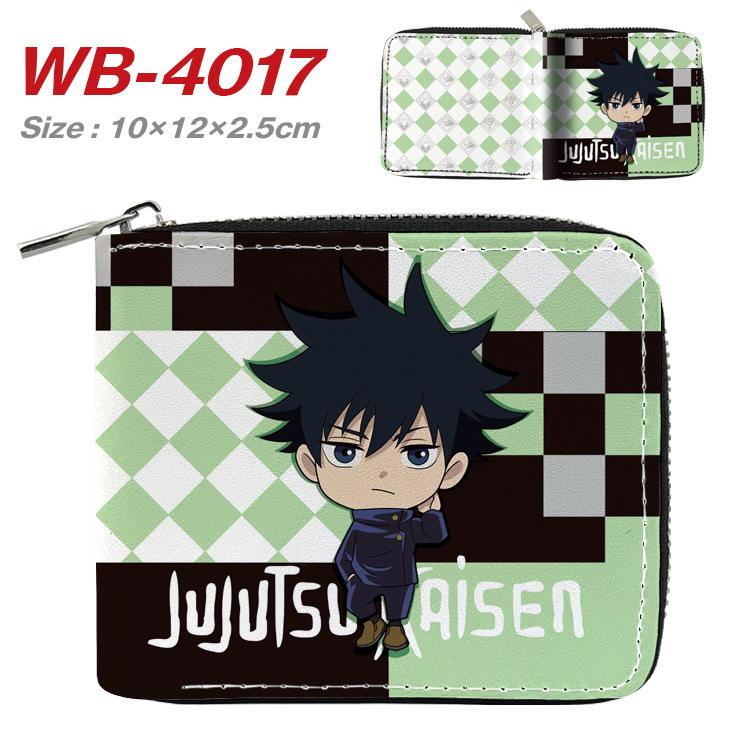 Jujutsu Kaisen Short Wallet Anime Cartoon Leather Bifold Card Holder Coin Purse for Students Men Women