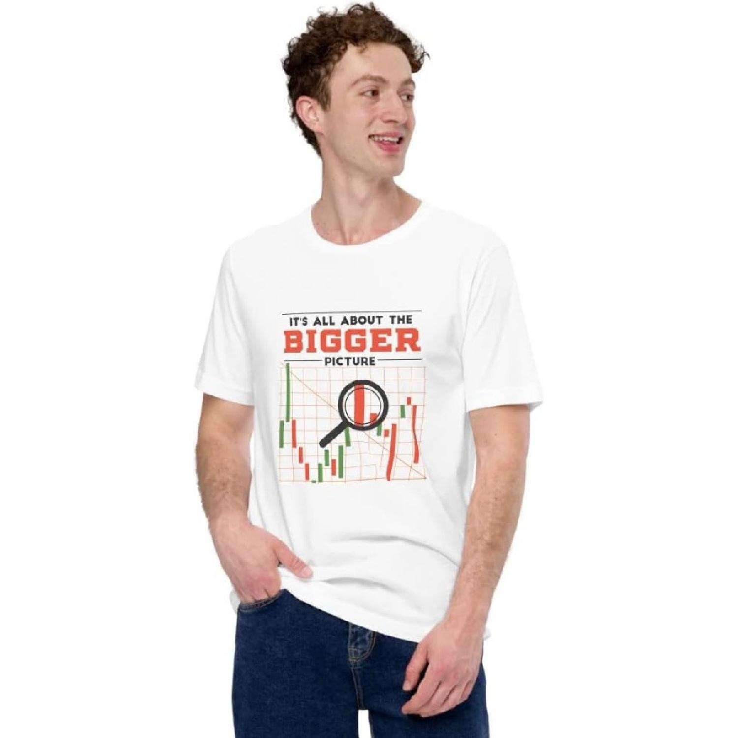 So Sketchy It s All About The Bigger Picture T-Shirt_ Unisex Cotton T-Shirt _ T-Shirt for Investors S