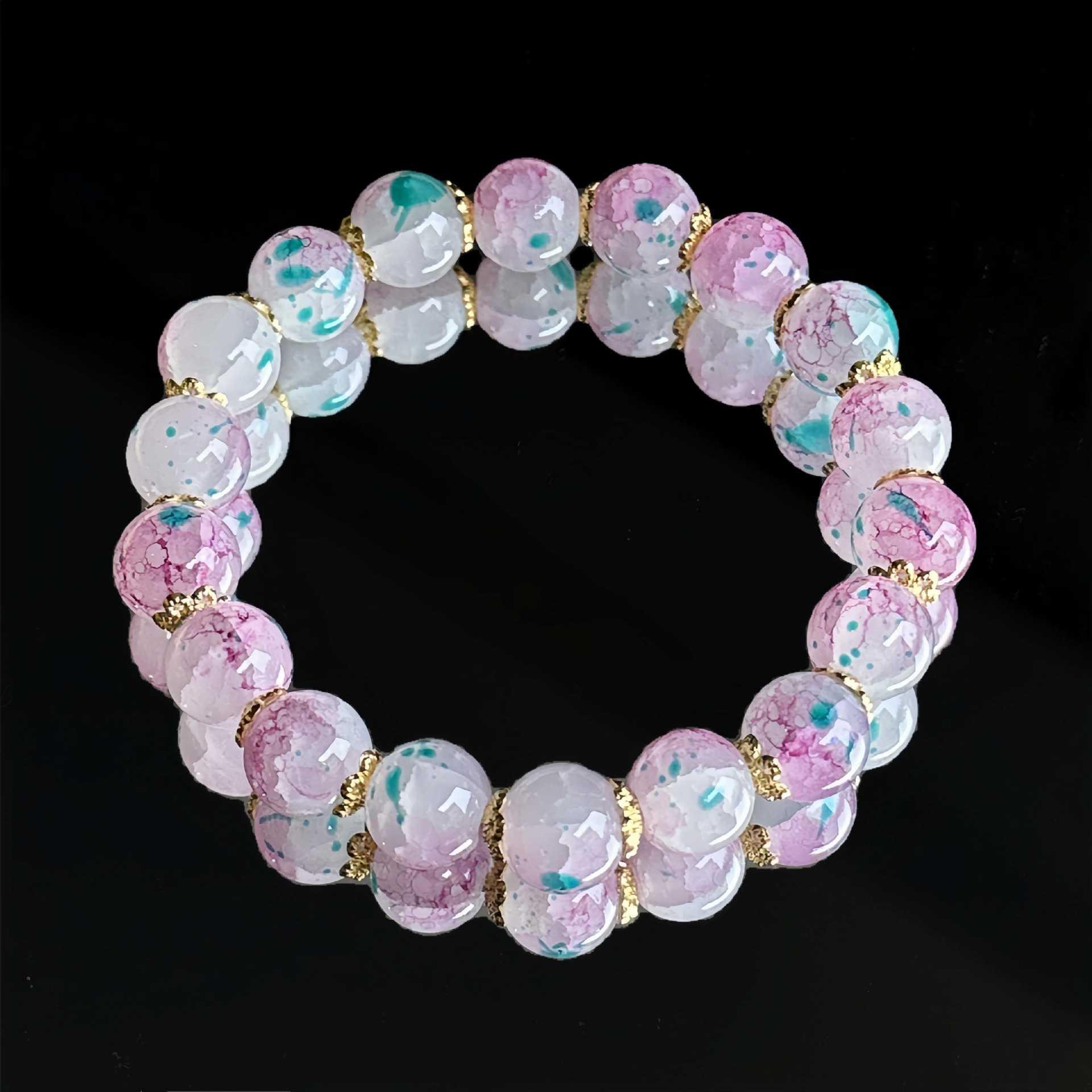 

Кристальный браслет из натурального камня Браслет из бусин One Size