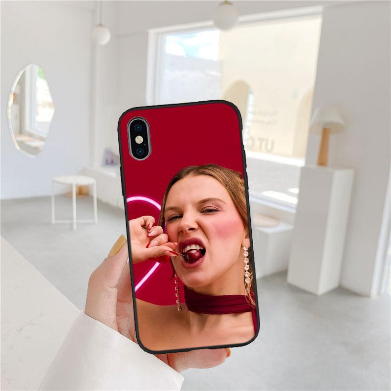 BF81 Millie Bobby Brown Soft Shell Phone Case for Redmi Note 13 14 Pro+ Plus A3 A3X 13X 13C 13R 14S 14C 14R