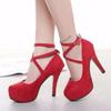 Fashion Sexy Classic High Heels Women's Sandals Summer Shoes Ladies Ankle Strap Pumps Platform Heels Woman Strappy Shoes