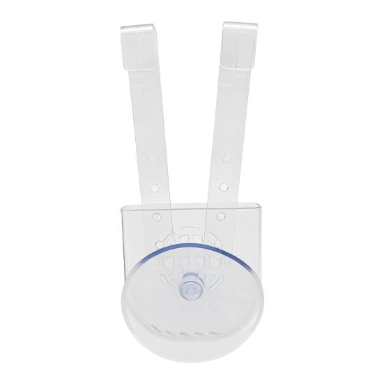 Suporte de Tablet para Limpeza com Ganchos Duplos Ajustáveis Design Ventilado Instalação Fácil Sem Furos Cabide Desodorizador de Plástico