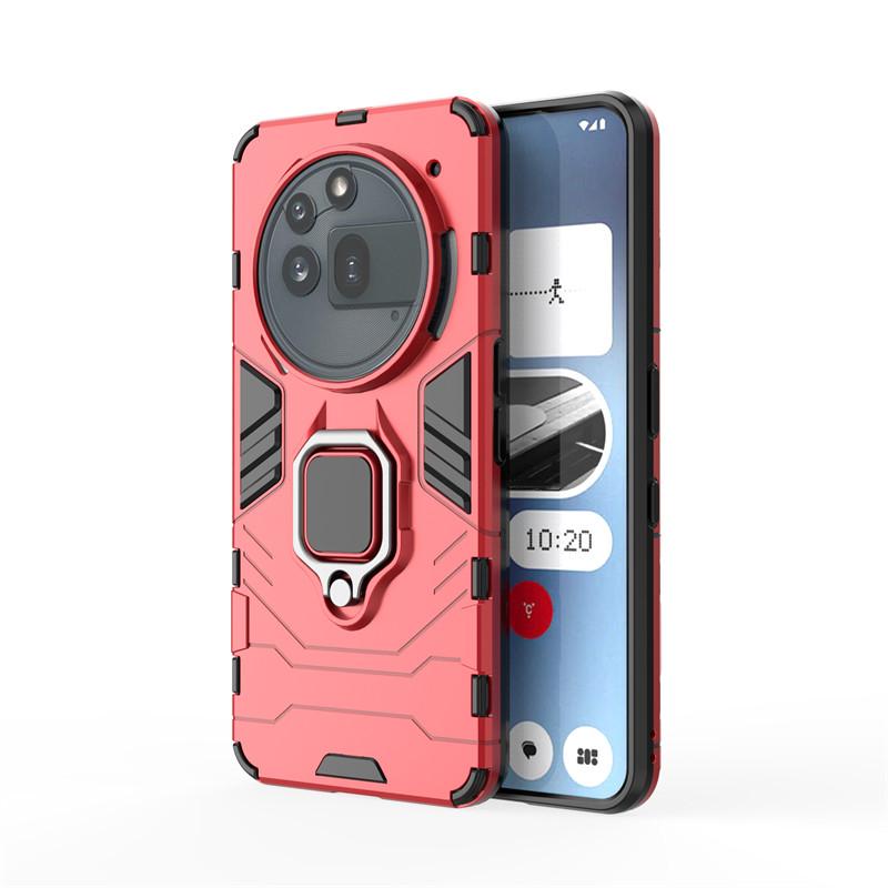 

For Nothing Phone 3a Pro Case Armor PC Magnetic Suction Stand Back Cover Nothing Phone 3a Pro Case For Nothing Phone 3a Pro Case For Nothing Phone 3a красный