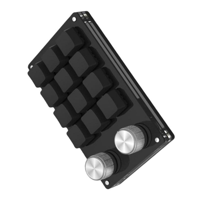 Tragbare Mini-Tastatur mit 12 Tasten, Programmierbare Tasten, Benutzerdefinierte Tastenkombinationen, USB-Tastatur