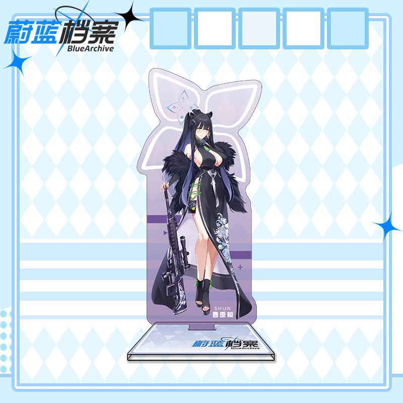 16cm Height Blue Archive Acrylic Stand Character Figurine