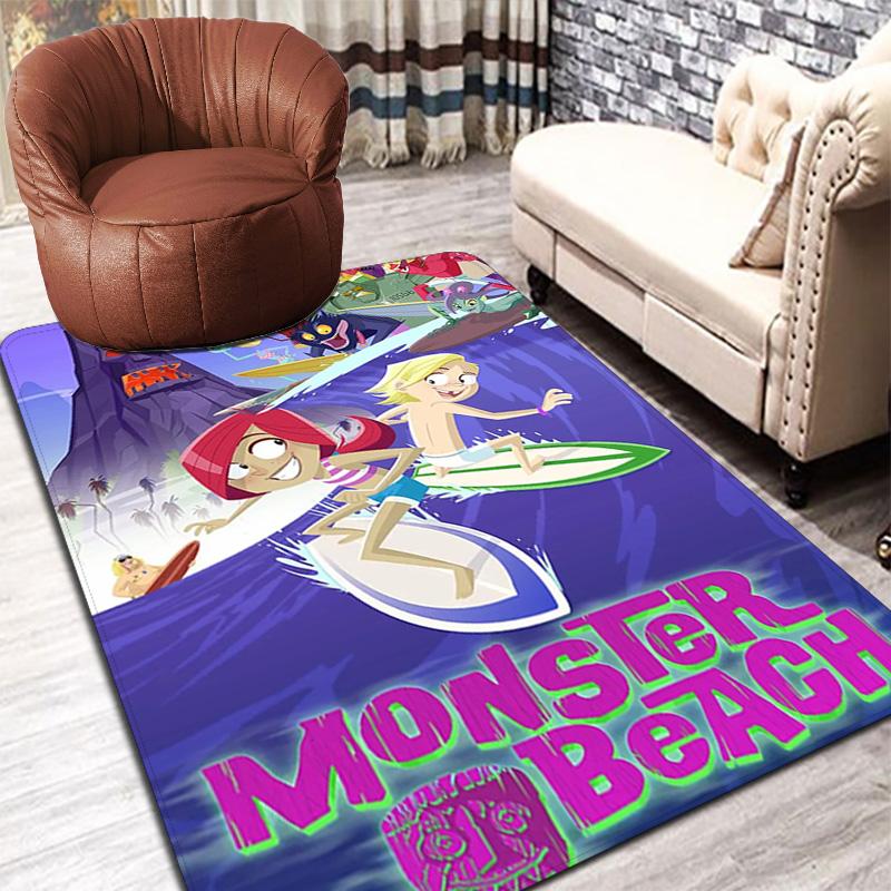 Monster Beach Rug Floor Mat for Living Room or Bedroom Soft and Comfortable Carpet a Gift for Birthday and Holiday.DFF0925293