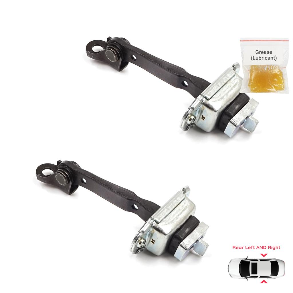 EDP1462-1 2 Pieces Rear Door Stop Check Assy Limiter Strap for Skoda Fabia MK1 I 6Y 1999-2008 4/5 Door Praktik 6Y0839249C