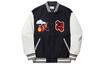 Li Ning Baseball Jacket Men's Black Ecru AFDU263-1