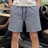 Pantaloncini Casual da Uomo a Quadri, Vita Elastica con Coulisse, Leggeri da Spiaggia Estivi (M-5XL)