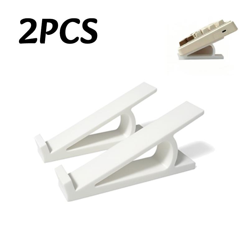 Keyboard Elevated Stand Plastic Ergonomic Tilted Elevator Brackets Anti Slip Desktop Keyboard Riser Holder Office Home Accesso