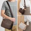 Fashionable Three piece Printed Men's Bag Korean Version New Easy To Wear Retro Crossbody Postman Small Square Bag Shoulder Bag Trendy