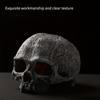 Amphibian Themed Aquarium Decorative Skull, ABS Resin, Reptile House Cave Decoration for Terrariums and Vivariums