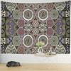 Disc Ornament Pattern Tapestry Psychedelic Witchcraft Boho Aesthetic Room Art Wall Hanging Bedroom Decor