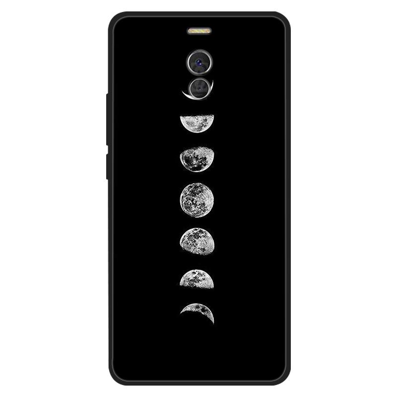 For Meizu M6 Note Case Silicone Cat Painted Soft Black Cover for Meizu M6Note M3 Note 8 Cover TPU Coque Protective Capa