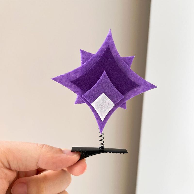 

1Pc Game Genshin Impact Cosplay Cartoon Funny Hairpin Lovely Hair Clip Accessories Headwear Gift