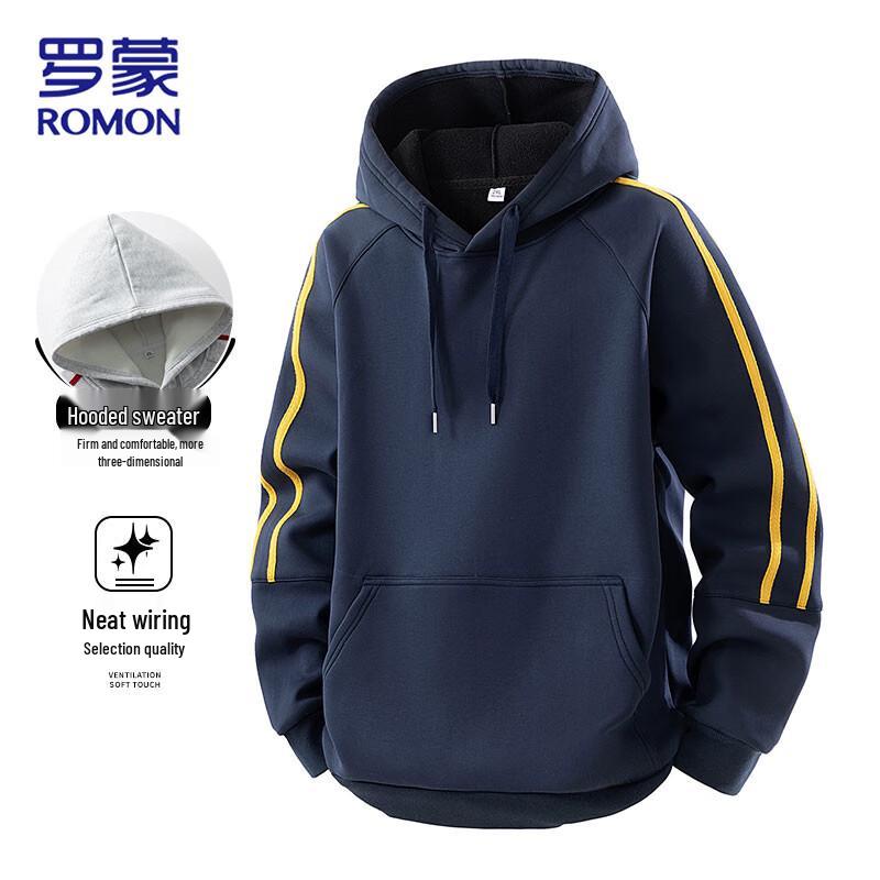 

Romon Men s Hooded Pullover Sweatshirt 5XL