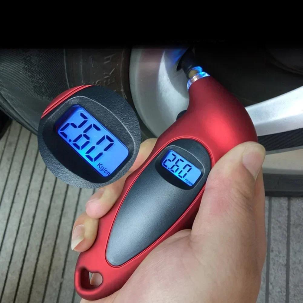 TG805 TG205 High-precision Digital Car Tire Tyre Air Pressure Gauge Meter LCD Display Manometer Barometers for Car Truck