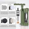 Compact 0.01 Micron Camping Water Filter Portable Survival Purification Pump Outdoor Emergency Filtration Clean Water Tool