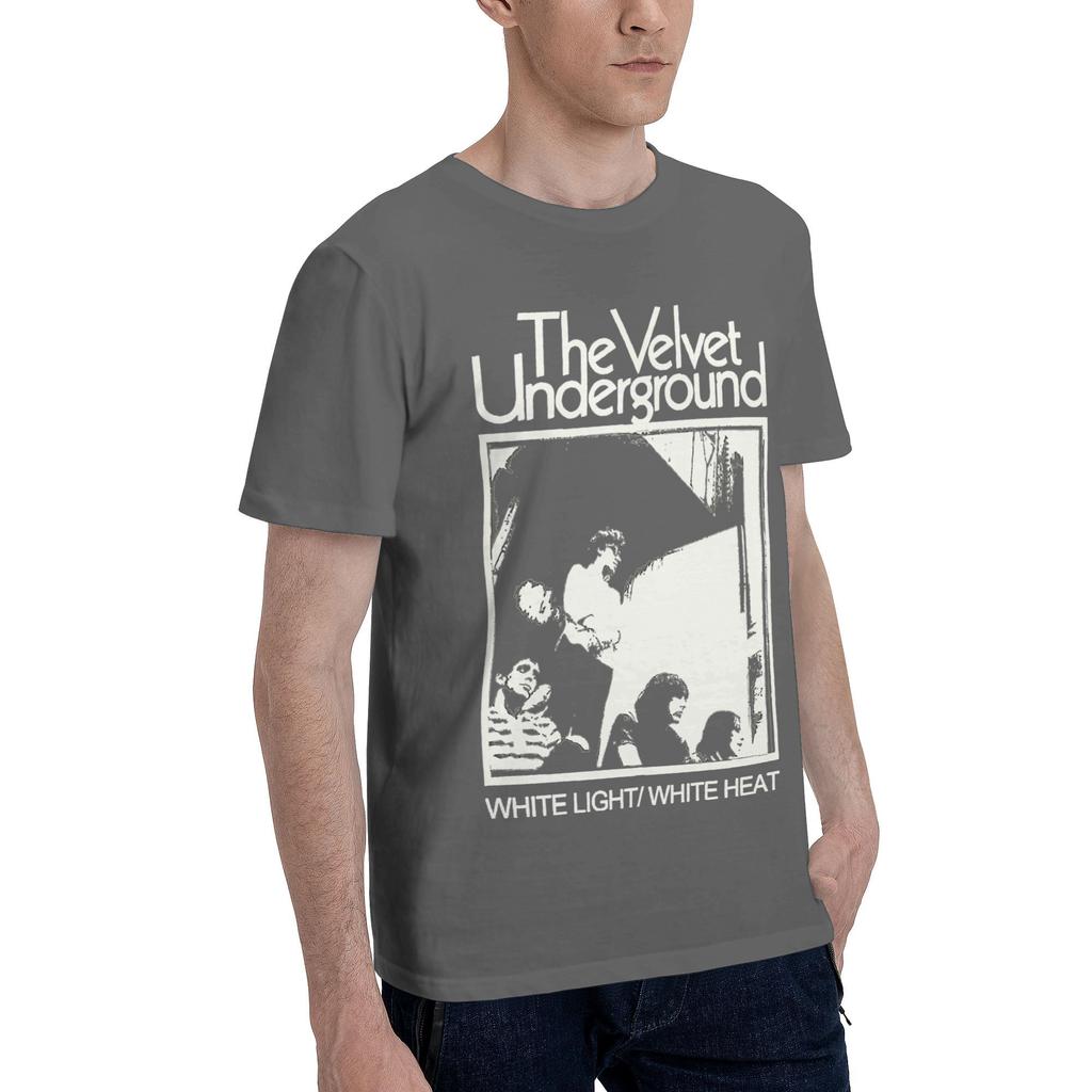 Graphic Printing The Velvet Underground Band T Shirt For Unisex Music Cool Anime Pure Cotton T-shirts Short Sleeve Clothes