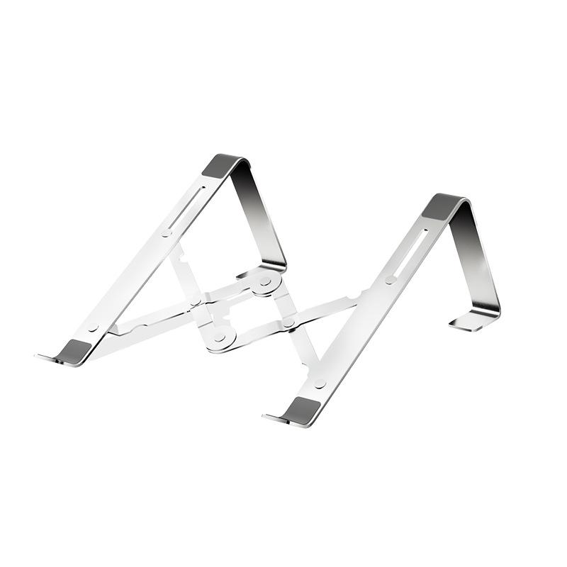 2025 Rotatable & Foldable Laptop Riser: Alloy Heat-Dissipation Stand with Flat, Rotating Monitor Feature.