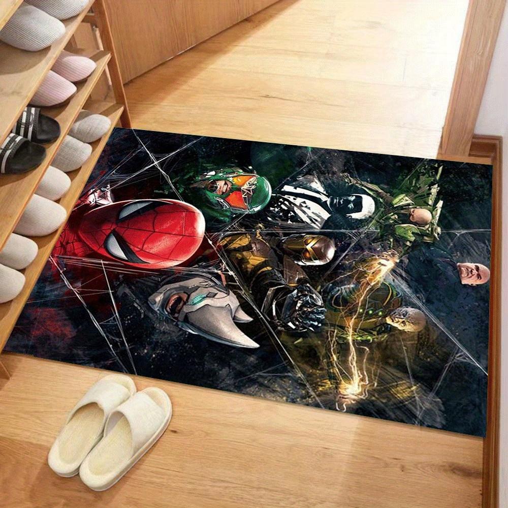 

1 шт. Килим Spider-man, Килимок для кімнати, Спальні та Ігрової кімнати, Міцний, Стійкий до плям та Легкий у догляді, Вітальні 60cm by 90cm
