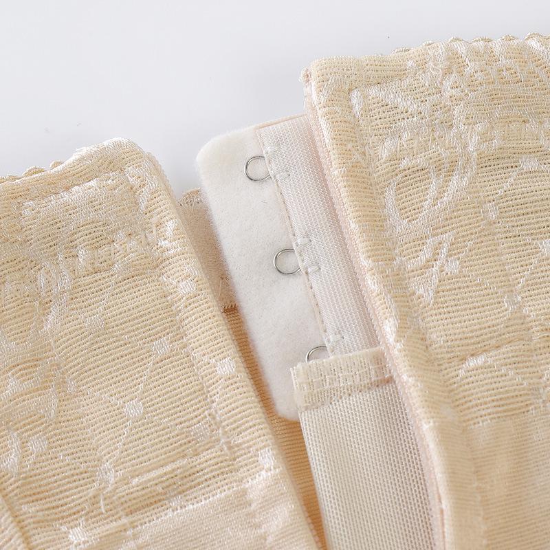 High Waist Jacquard Body Shaper Leggings with Zipper and Hip Lift for Women