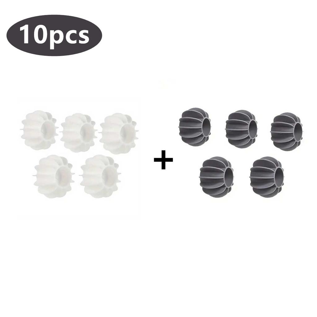 10pcs Reusable Laundry Balls, Anti-Winding Adsorption Hair Removal Cleaning Ball, Washing Machine Hair Catcher Laundry Balls
