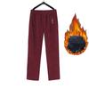 Women Autumn Winter Oversize Corduroy Straight Trousers Mother Fleece Thicke Warm Casual Pants Female