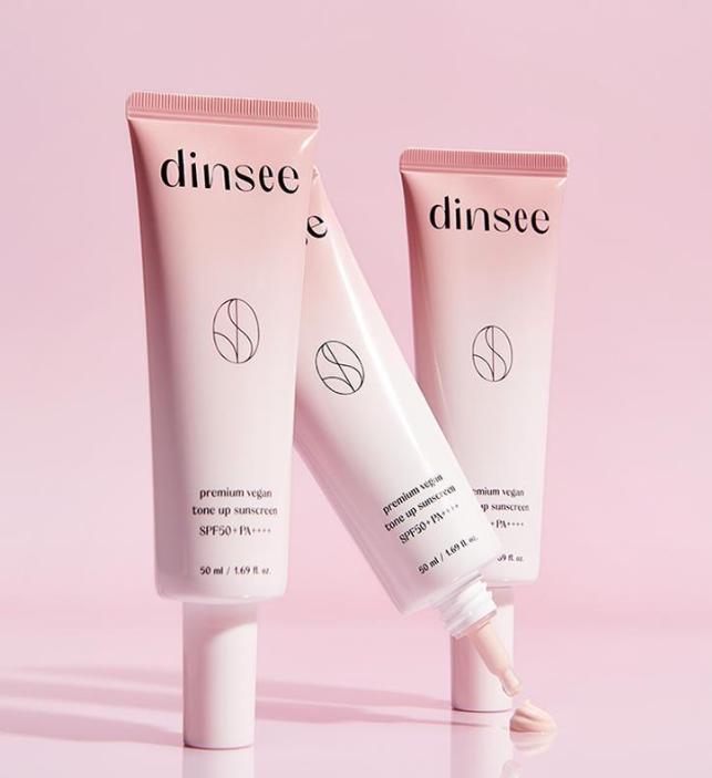 Dinsee Premium Vegan Tone-Up Sun Cream SPF50+ PA++++ 50ml